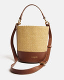SAC MARTA/BI NATUREL MARRON - minelli.fr