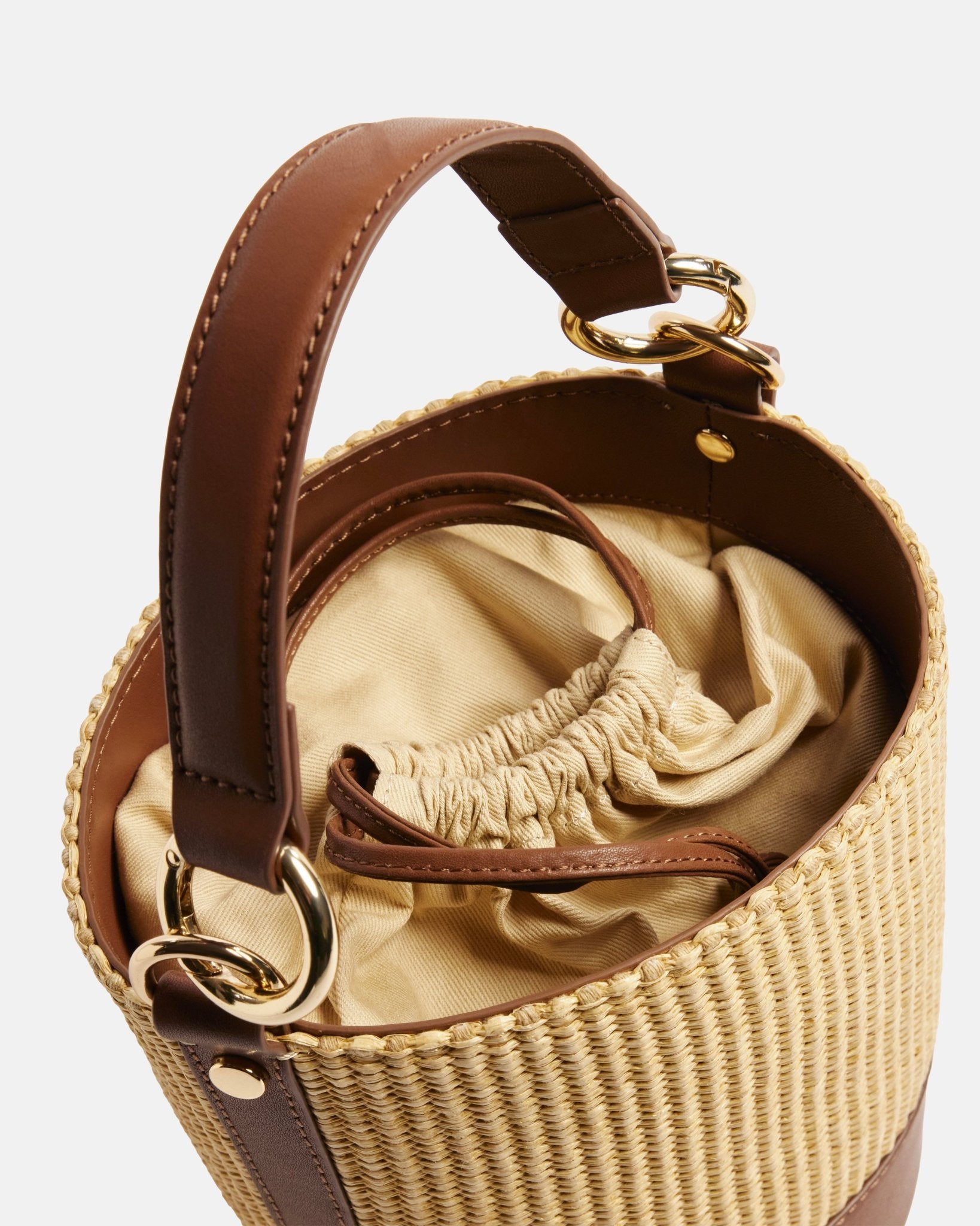 SAC MARTA/BI NATUREL MARRON - minelli.fr