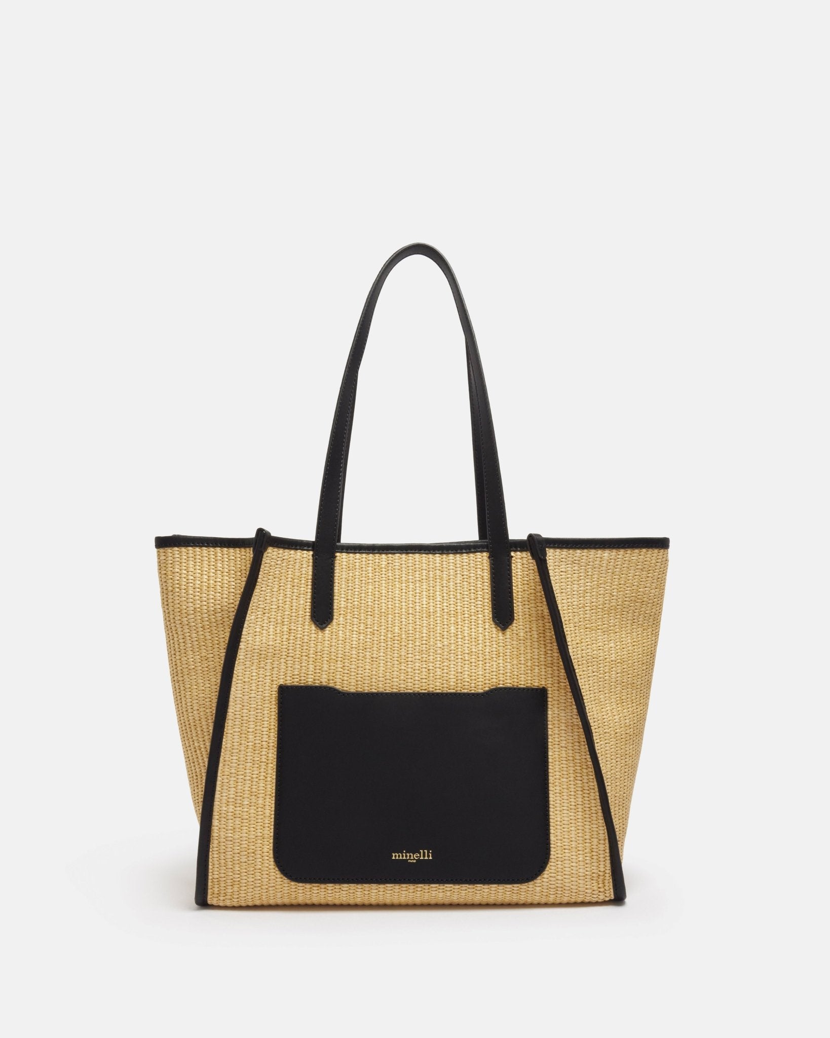 SAC MELINA/BI NATUREL NOIR - minelli.fr