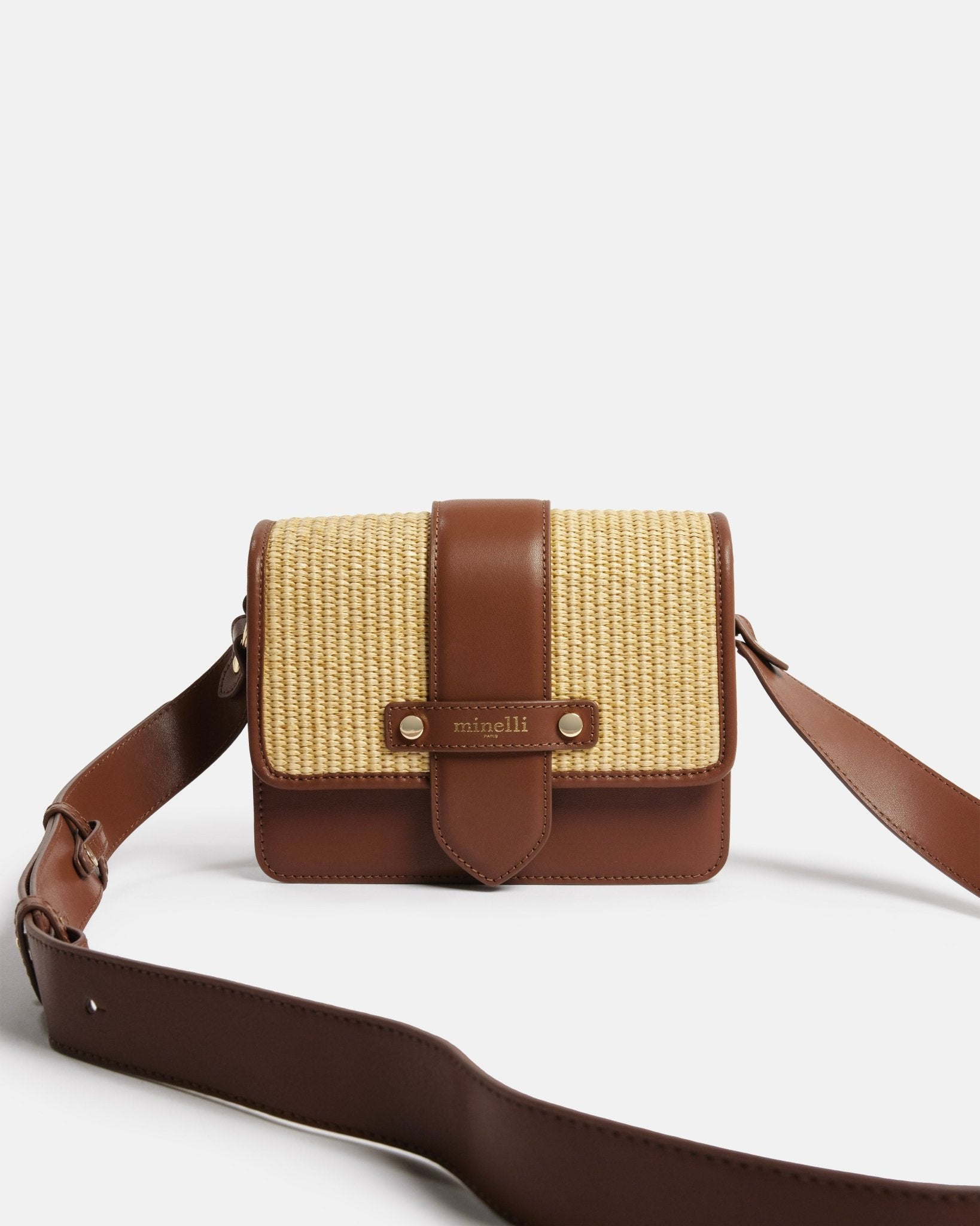 SAC MIRTY/BI NATUREL MARRON - minelli.fr