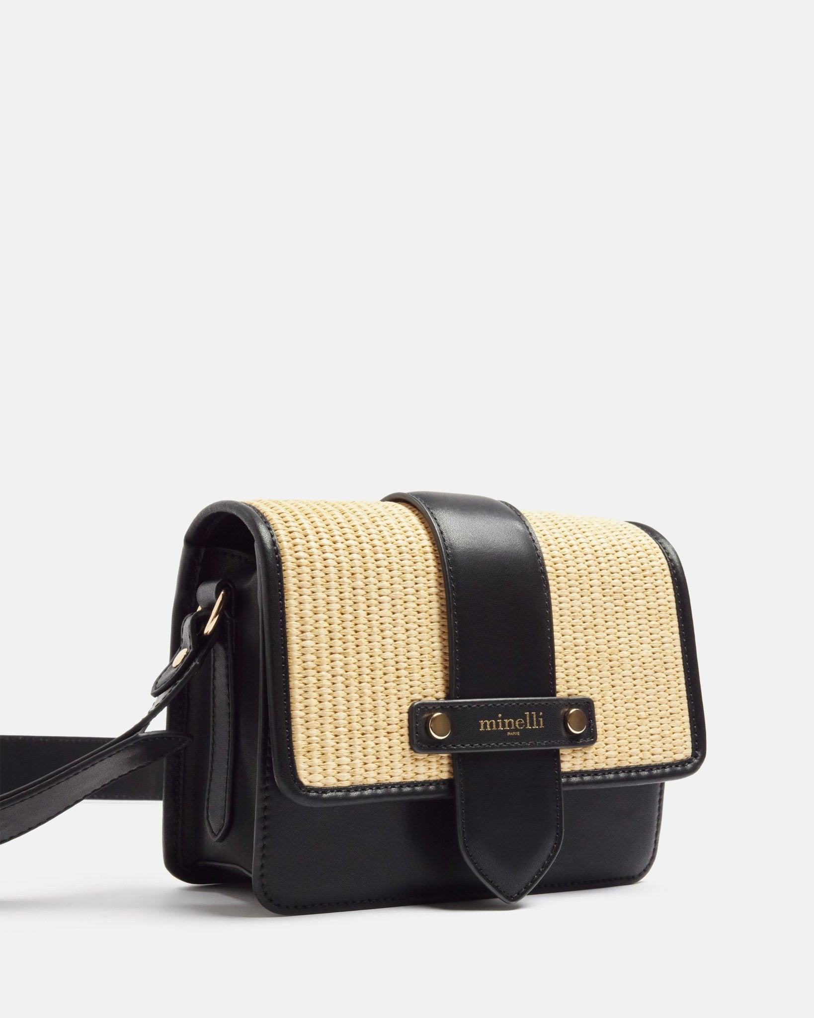 SAC MIRTY/BI NATUREL NOIR - minelli.fr