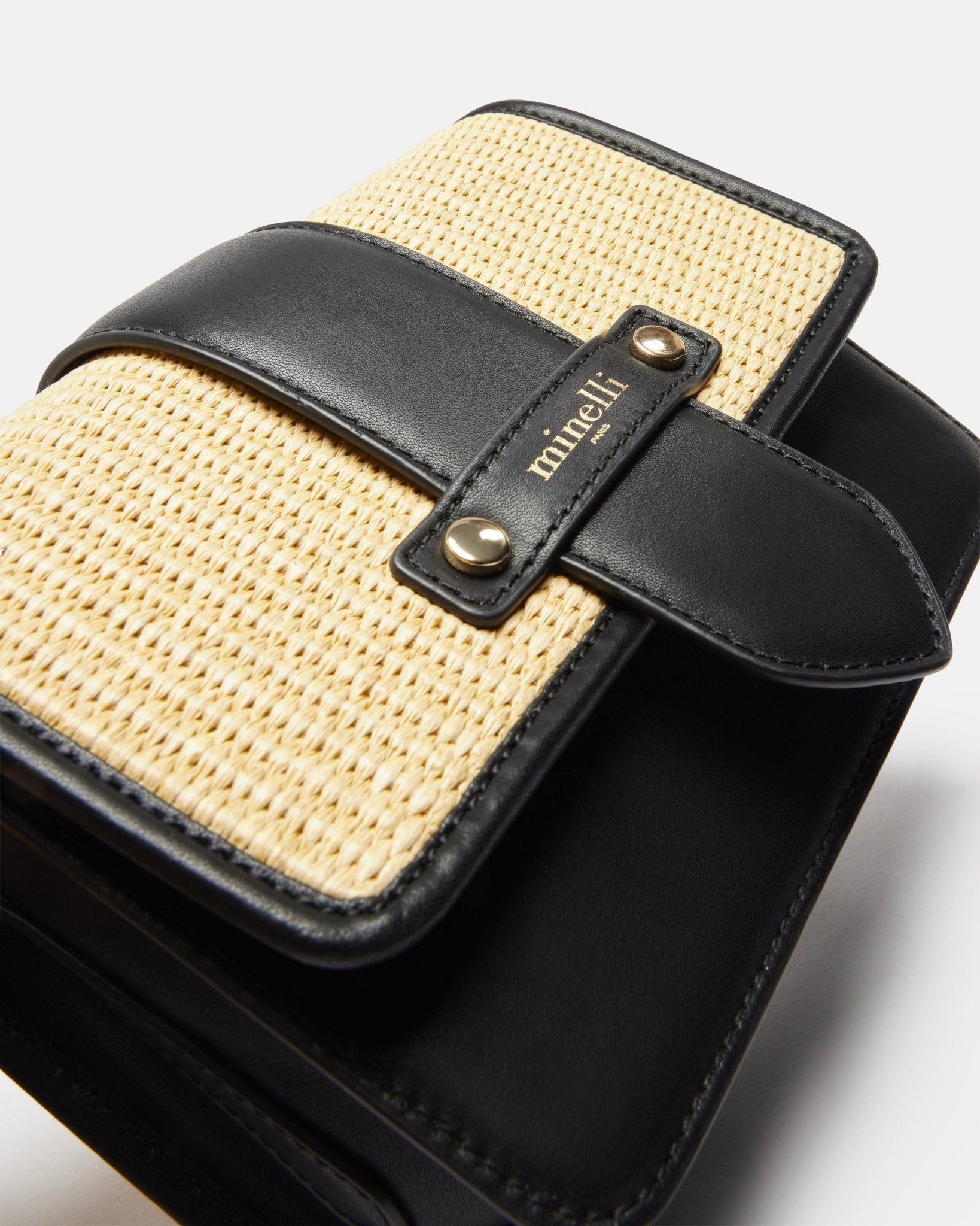 SAC MIRTY/BI NATUREL NOIR - minelli.fr