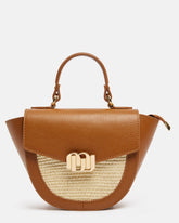 SAC MOYEN VOLUME AVOIA/BI NATUREL COGNAC - minelli.fr