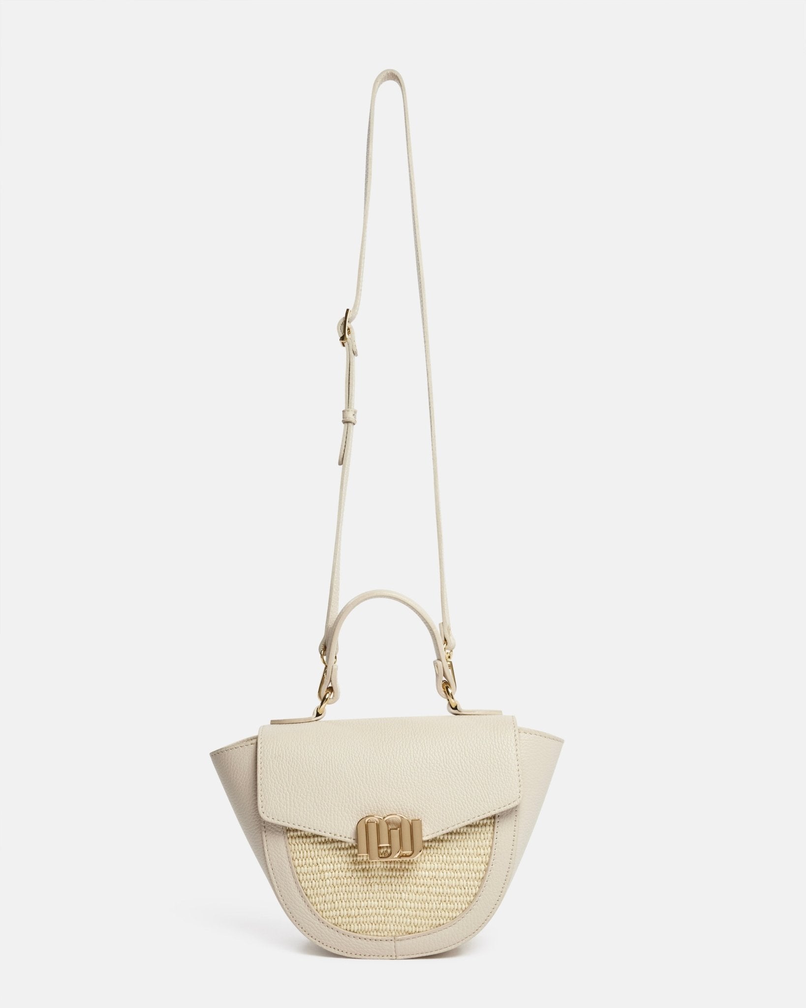 SAC MOYEN VOLUME AVOIA/BI NATUREL ECRU - minelli.fr