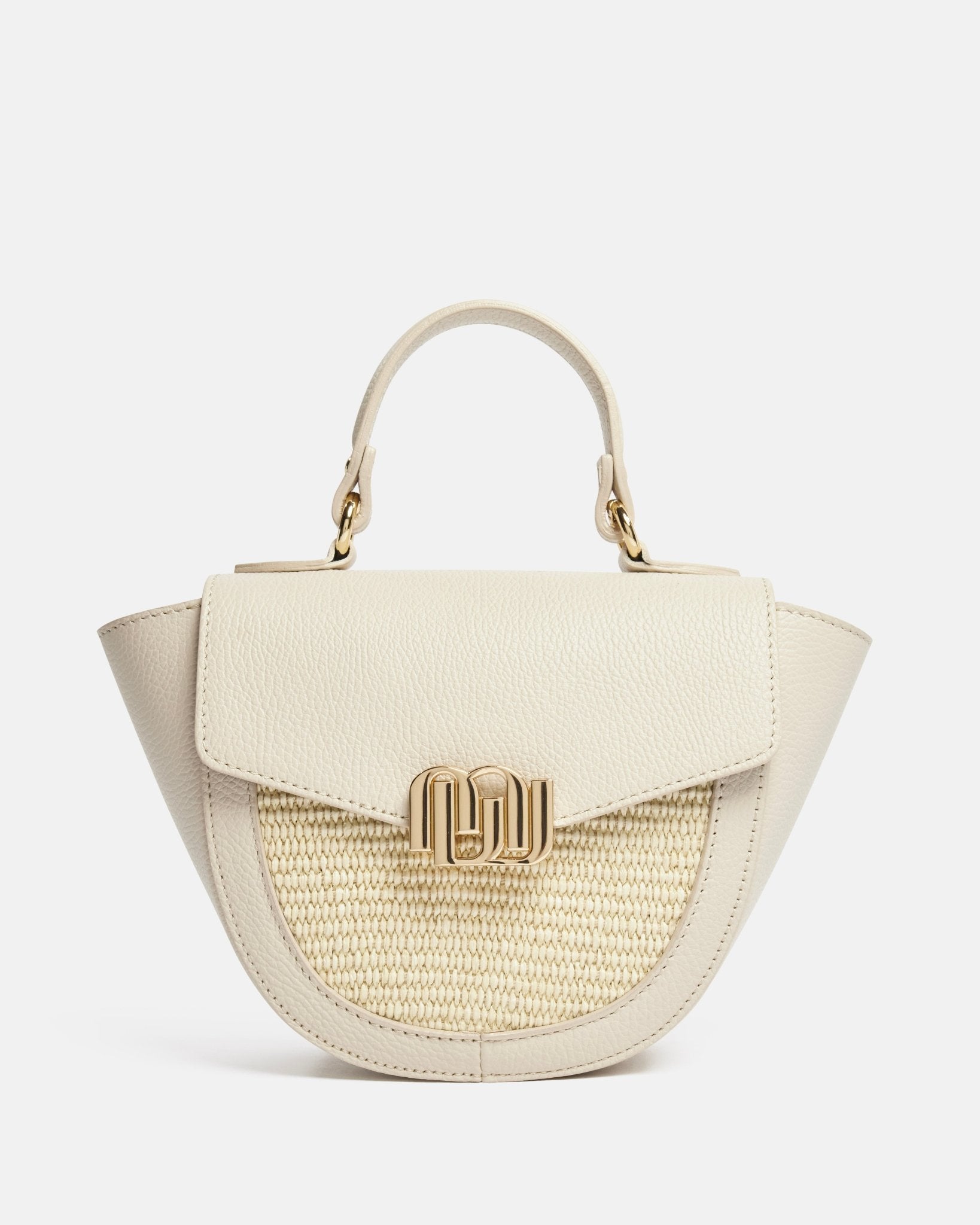 SAC MOYEN VOLUME AVOIA/BI NATUREL ECRU - minelli.fr