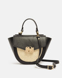 SAC MOYEN VOLUME AVOIA/BI NATUREL NOIR - minelli.fr