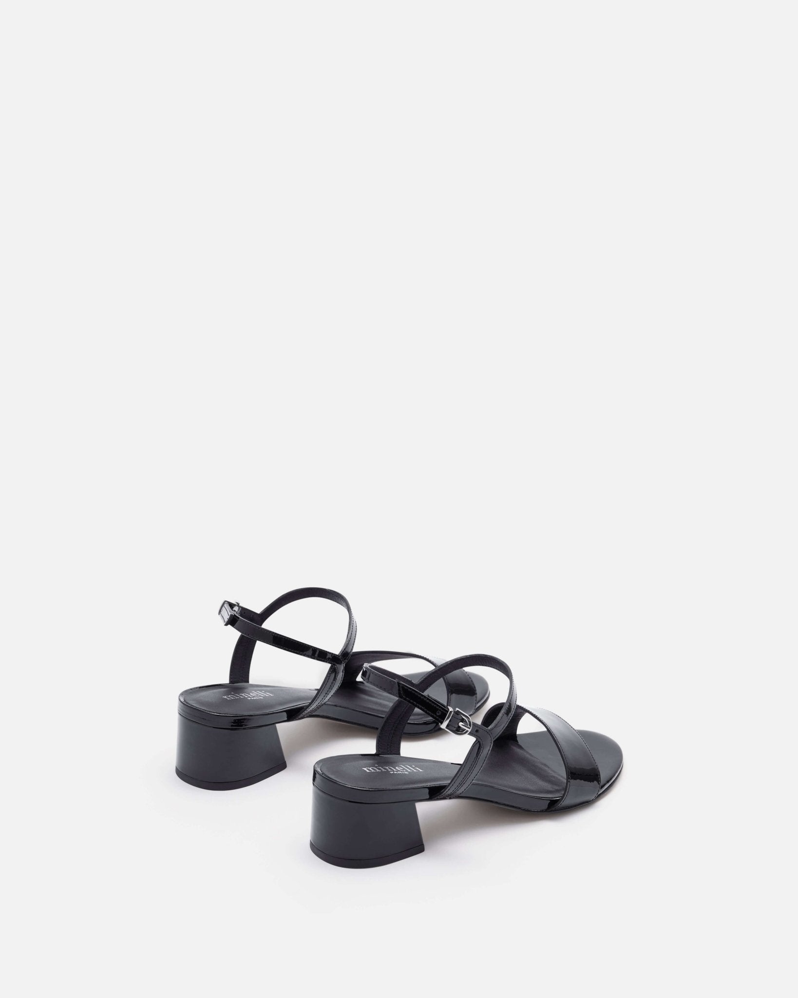 SANDALES CUSTODIA/VER NOIR - minelli.fr