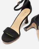 SANDALES FRANCESCA/VEL NOIR - minelli.fr