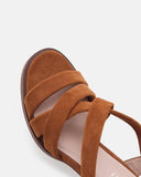 SANDALES JAVINE/VEL COGNAC - minelli.fr