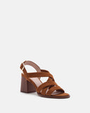 SANDALES JAVINE/VEL COGNAC - minelli.fr