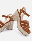 SANDALES JUTIA/VEL COGNAC - minelli.fr