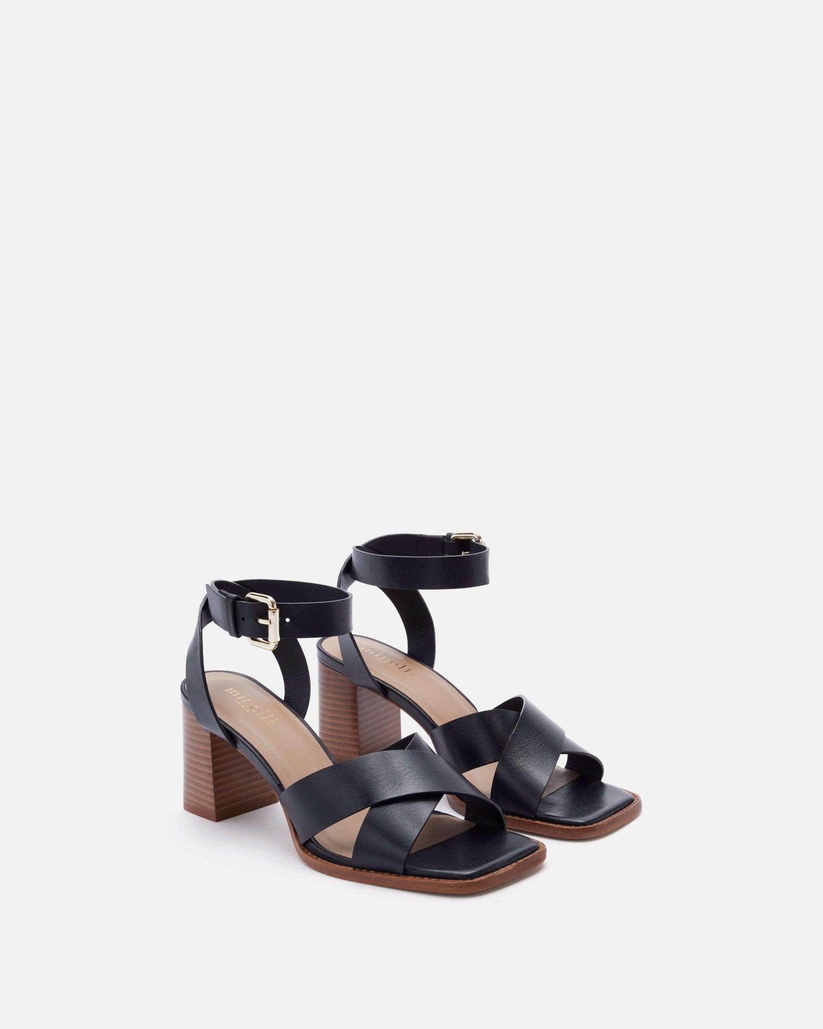 SANDALES KANWAL NOIR - minelli.fr