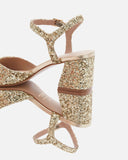 SANDALES KARELE/GLOW PLATINE - minelli.fr