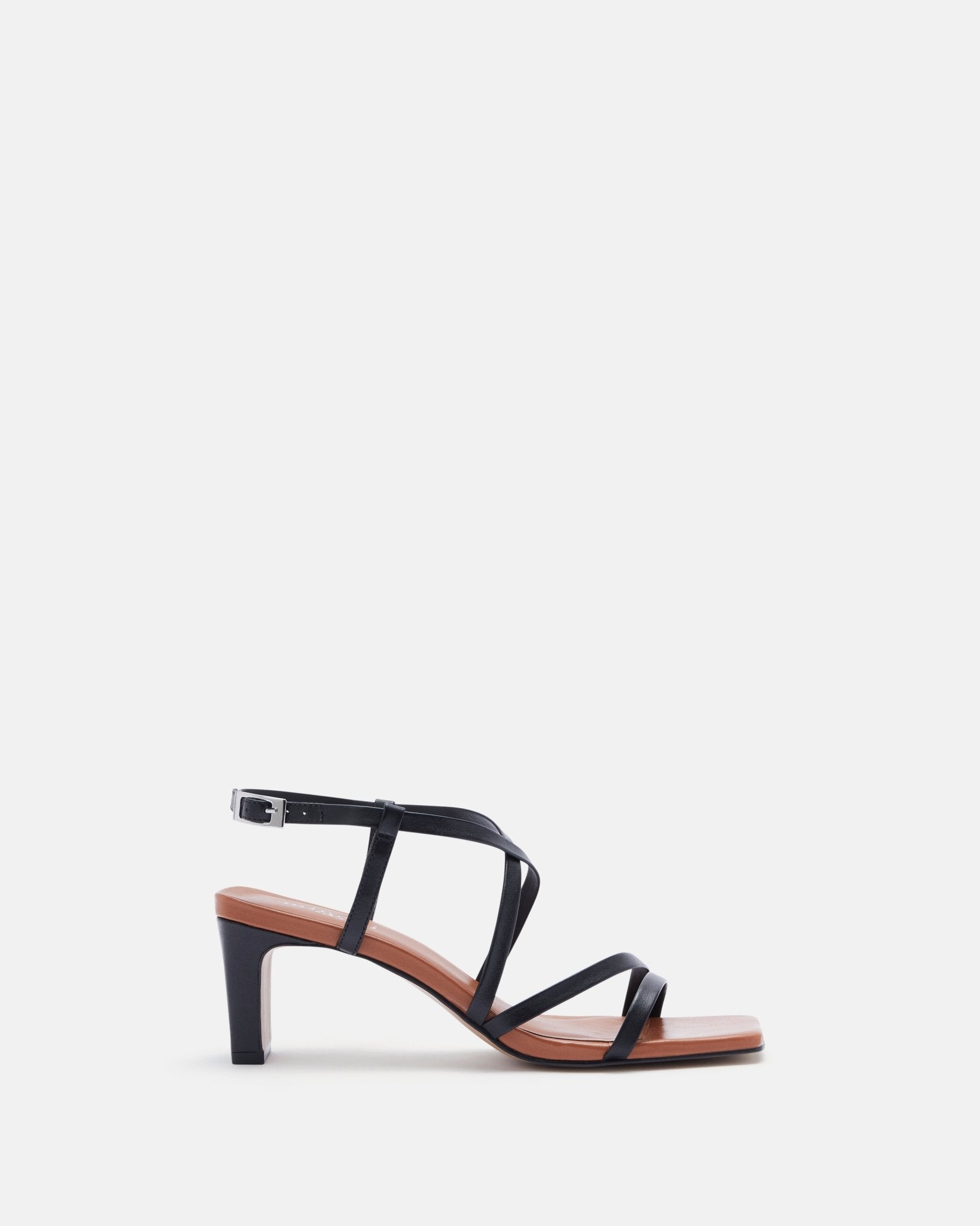 SANDALES KEIKO NOIR COGNAC - minelli.fr