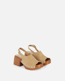 SANDALES KENIA/VEL TAUPE - minelli.fr