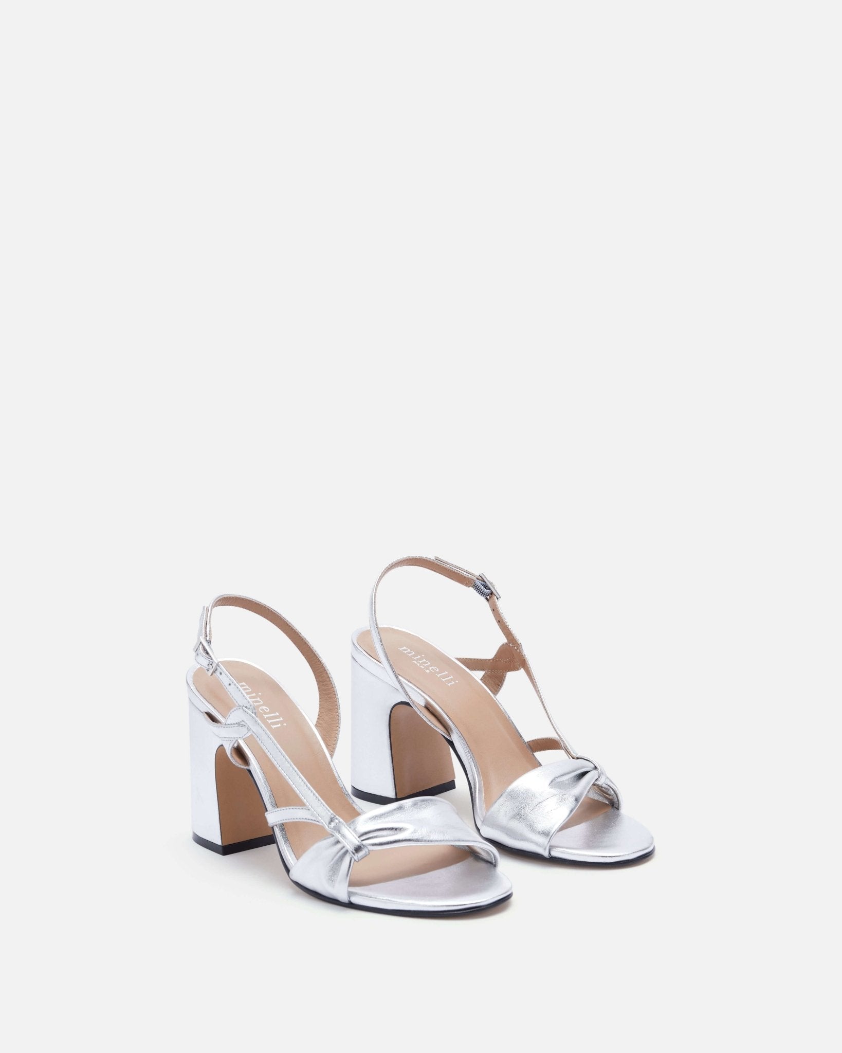 SANDALES KETI/MET ARGENT - minelli.fr