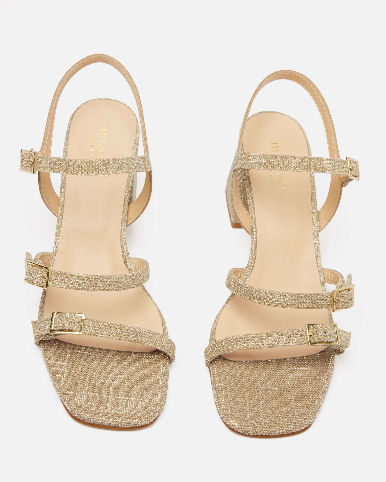 SANDALES LUTECIA/GLIT PLATINE - minelli.fr