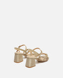 SANDALES LUTECIA/GLIT PLATINE - minelli.fr