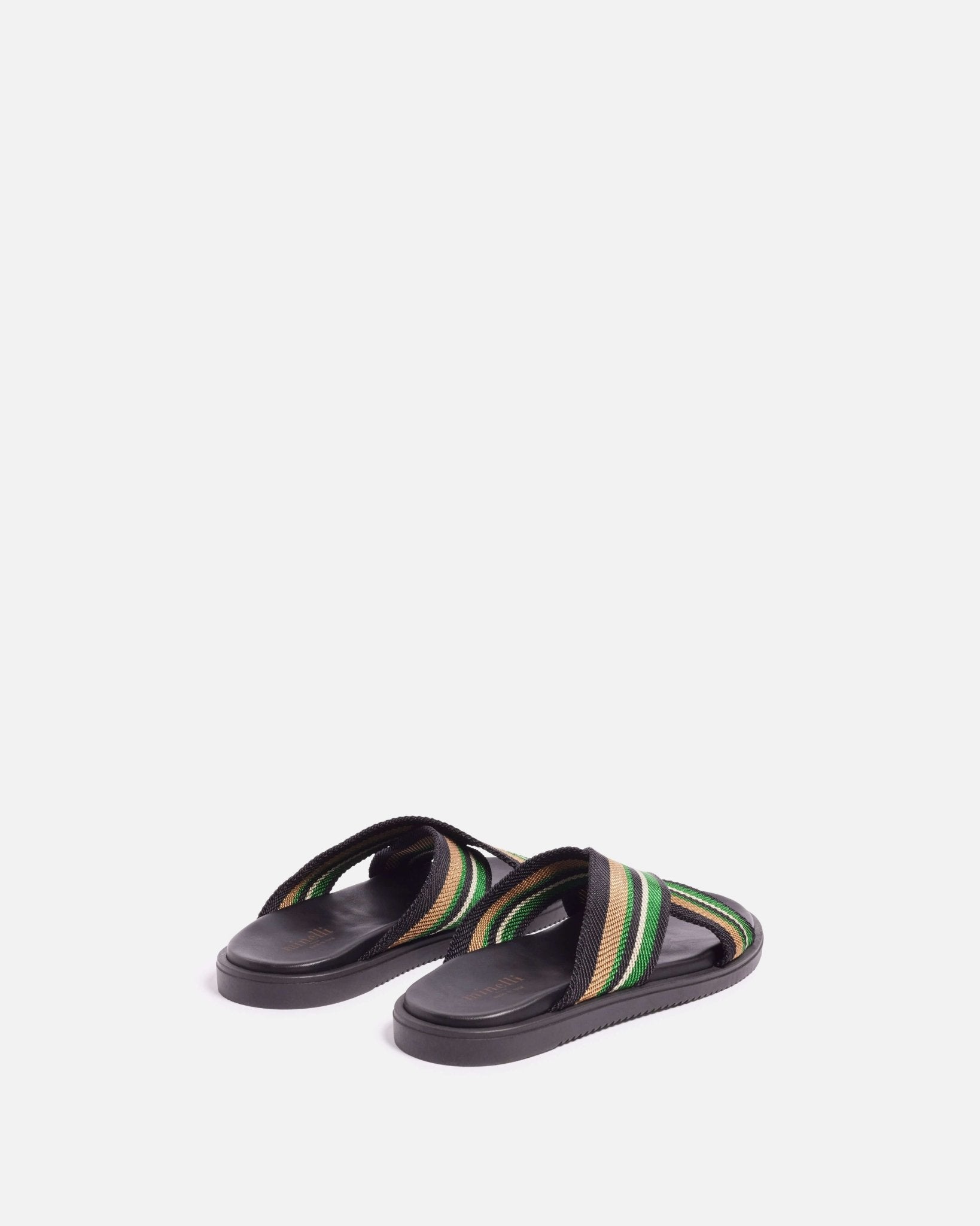 SANDALES NILS VERT NOIR - minelli.fr