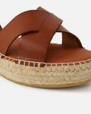 SANDALES PLAT ANTIA CUIR - minelli.fr