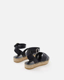 SANDALES PLAT ANTIA NOIR - minelli.fr