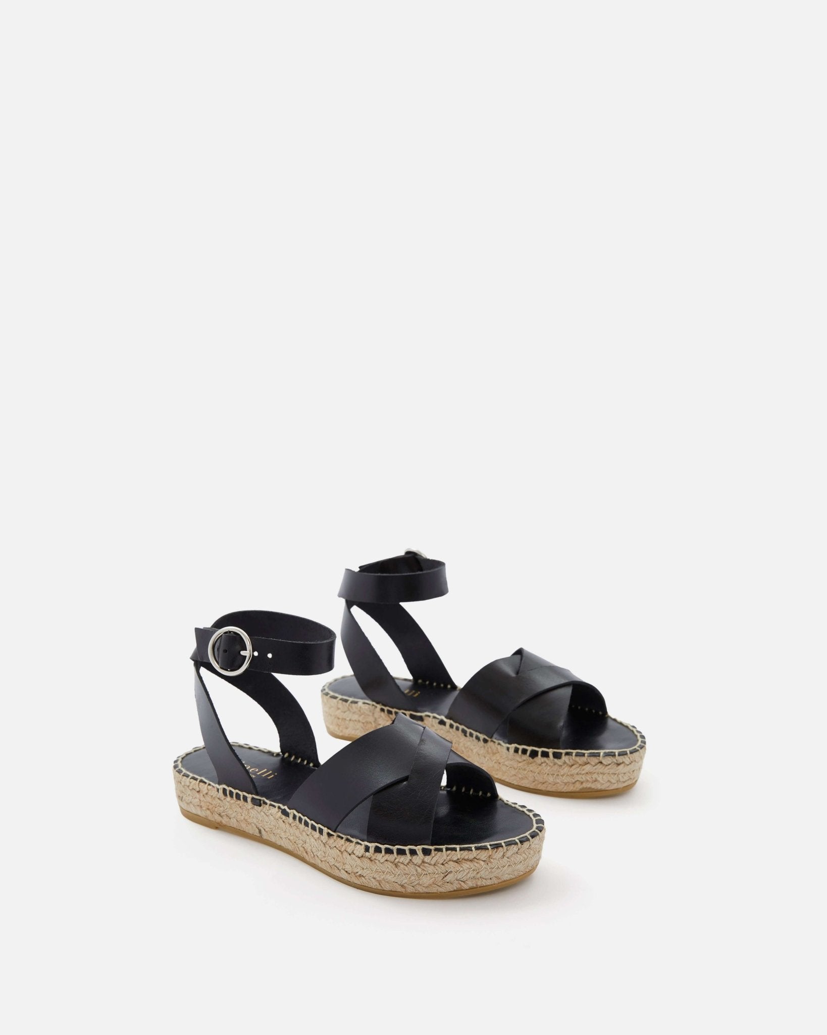 SANDALES PLAT ANTIA NOIR - minelli.fr