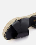 SANDALES PLAT ANTIA NOIR - minelli.fr