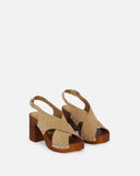 SANDALES TALIA/VEL TAUPE - minelli.fr
