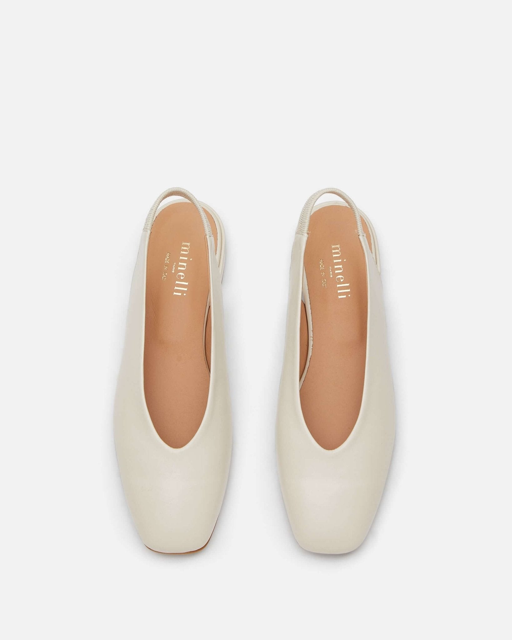 SLINGBACKS ETHENA/LIS ÉCRU - minelli.fr