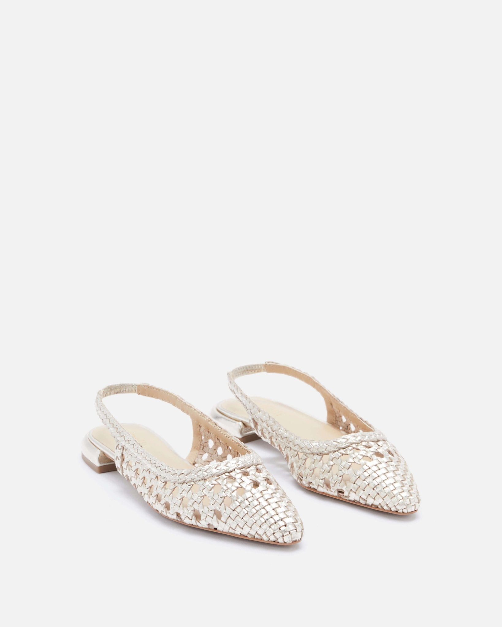 SLINGBACKS MYASSA/MET PLATINE - minelli.fr