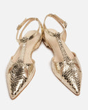 SLINGBACKS NELLA/PYTMET PLATINE - minelli.fr