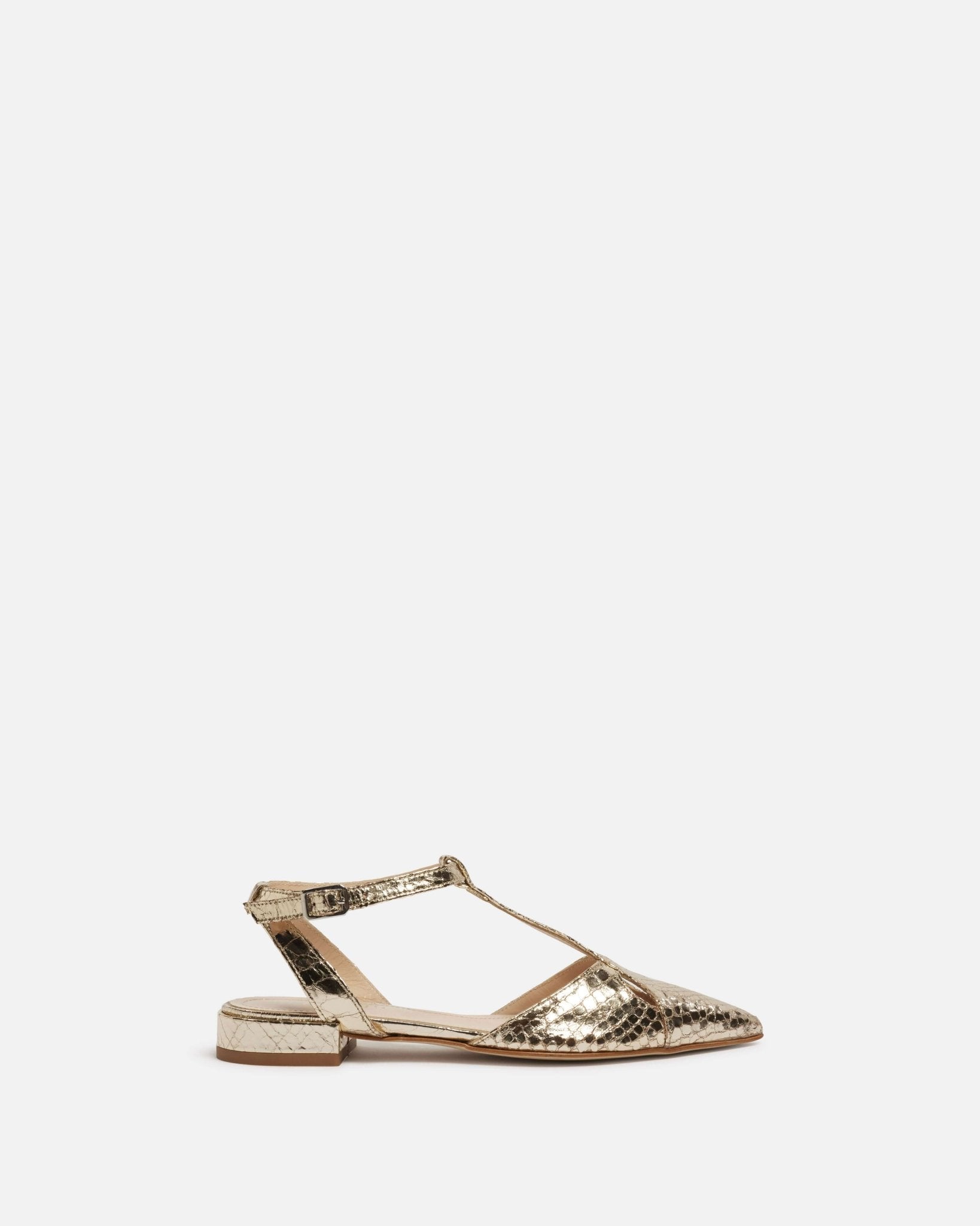 SLINGBACKS NELLA/PYTMET PLATINE - minelli.fr