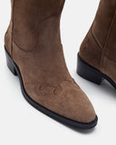 BOTTINES MEMPHIS/VEL TAUPE