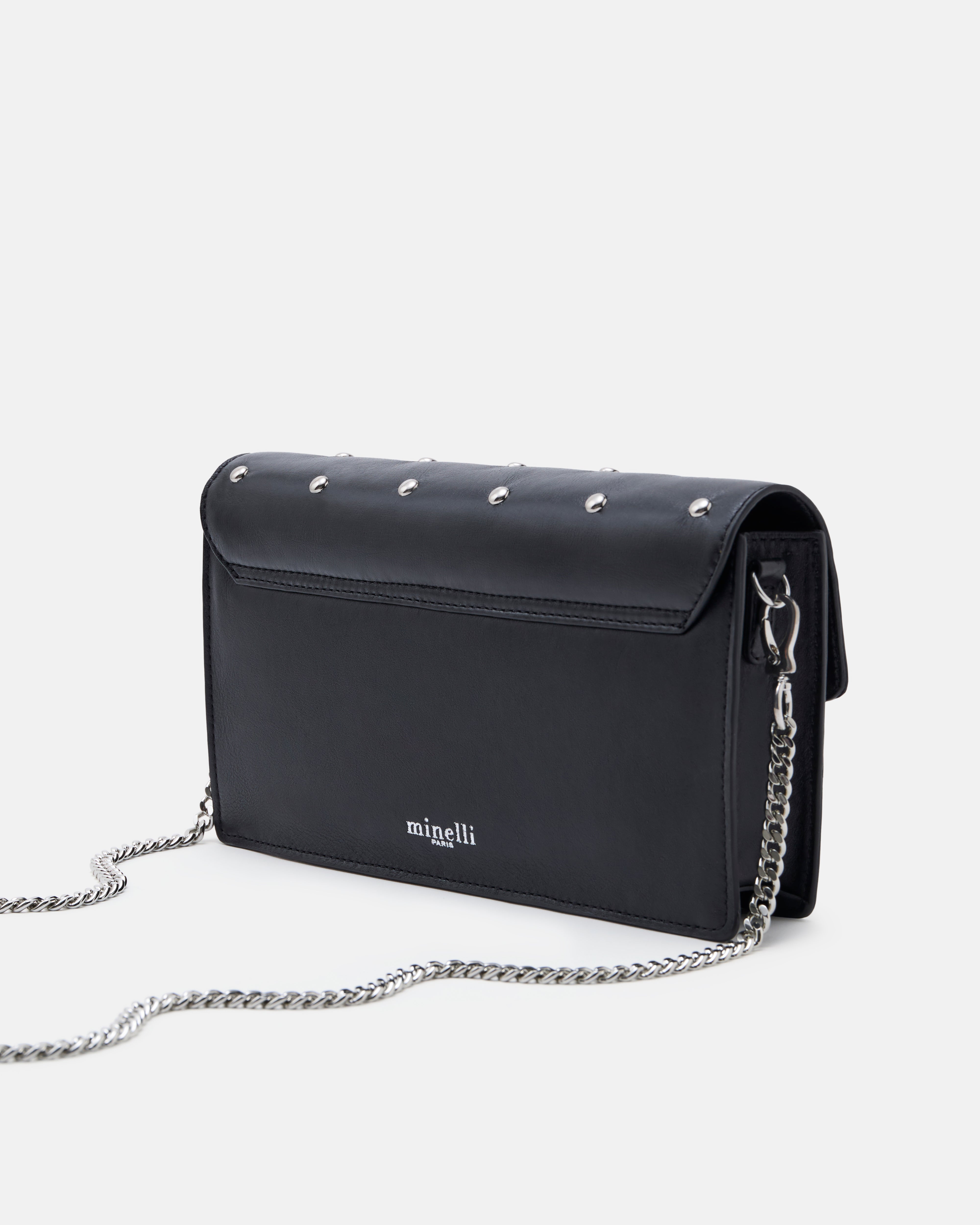 SAC PETIT VOLUME KATY/STUD NOIR