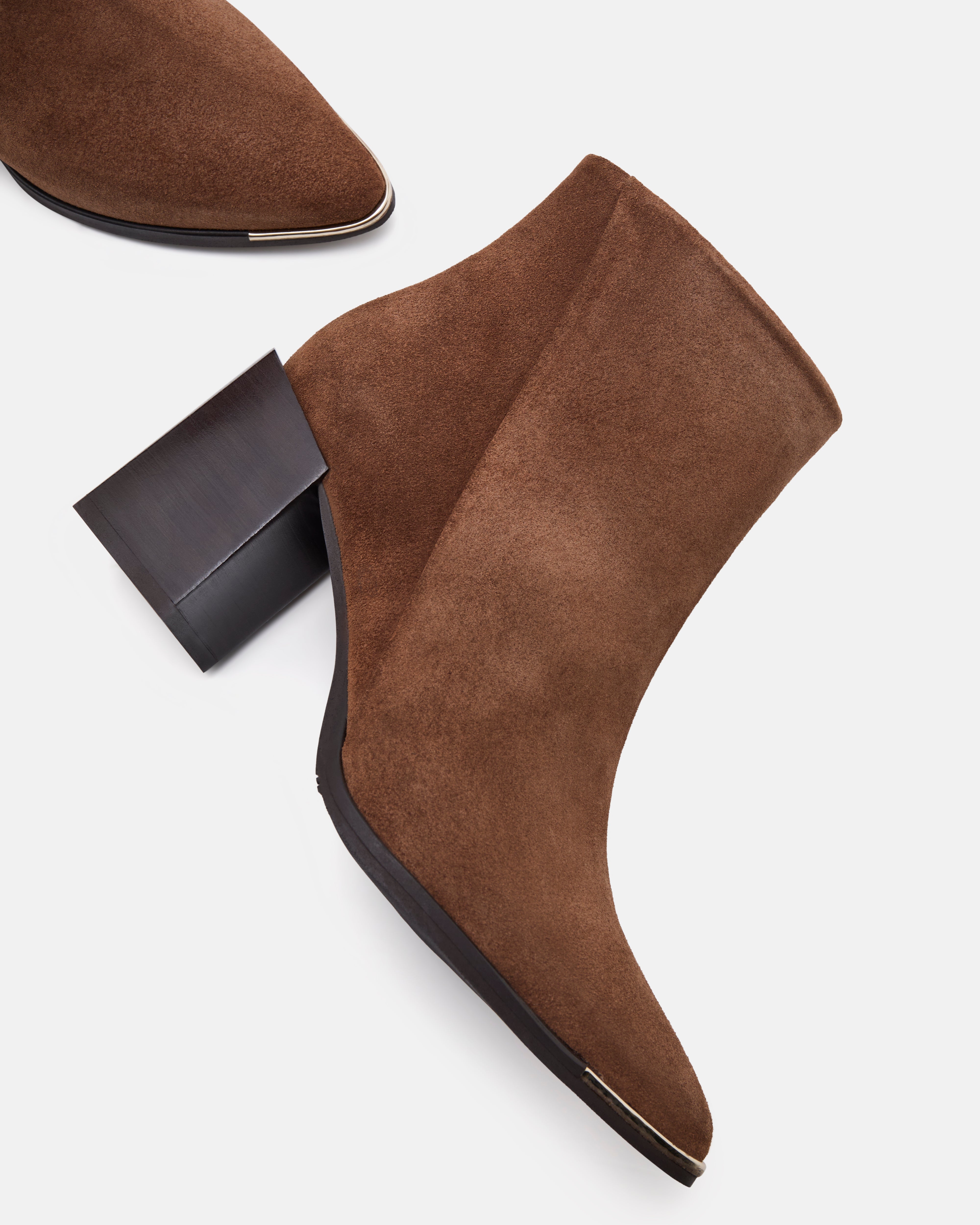 BOTTINES MONTANA/VEL COGNAC