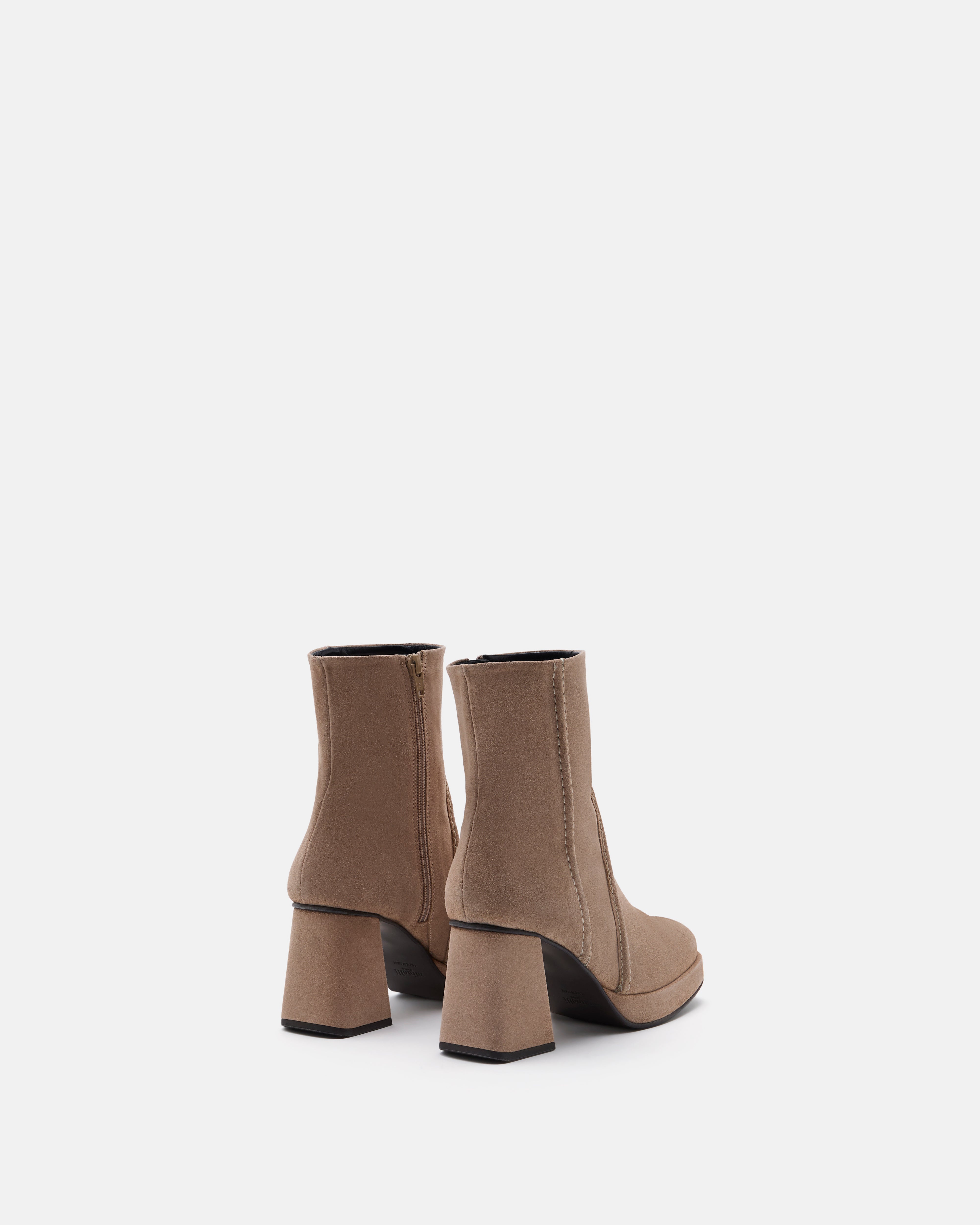 BOTTINES LOTENIA/VEL TAUPE