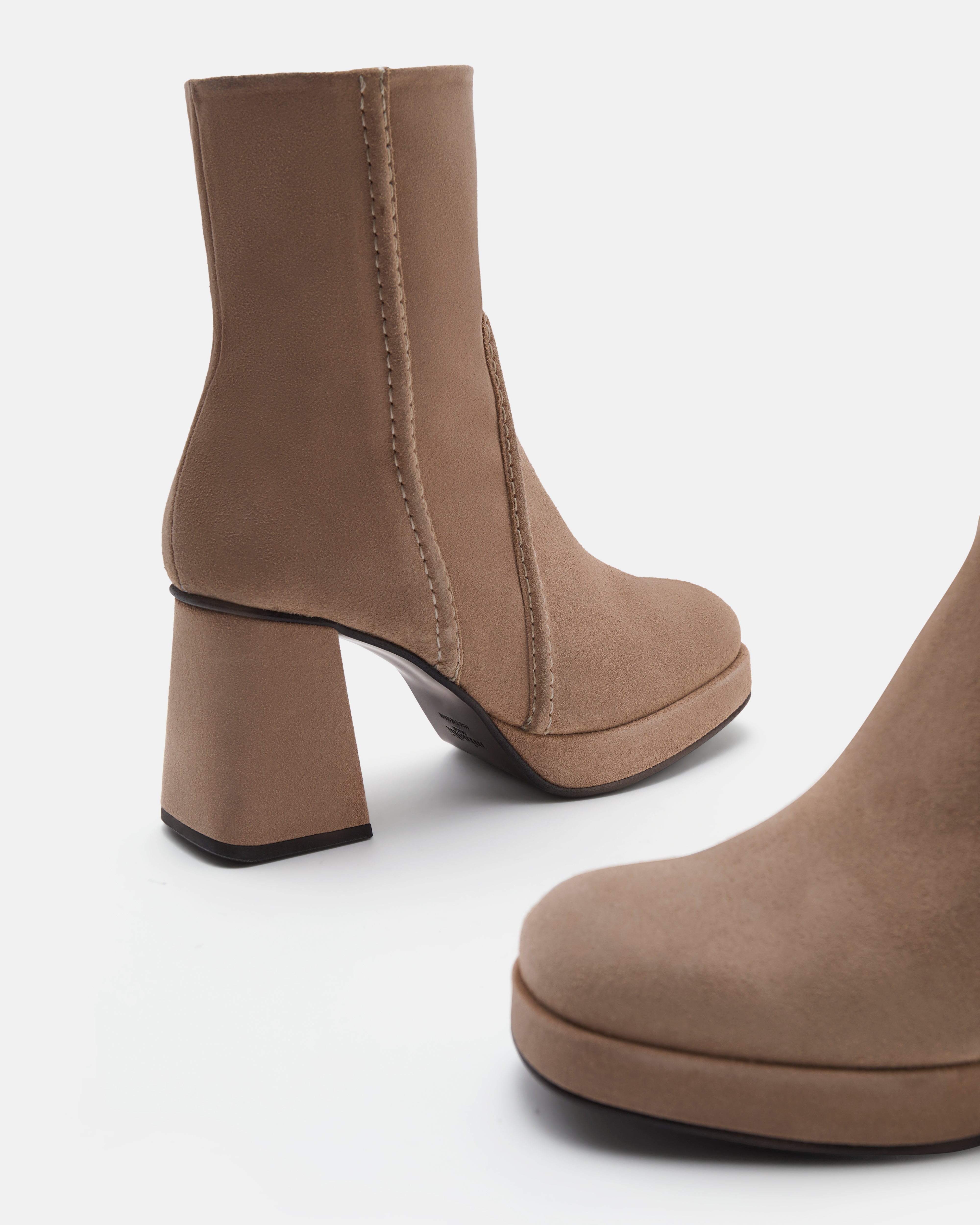 BOTTINES LOTENIA/VEL TAUPE