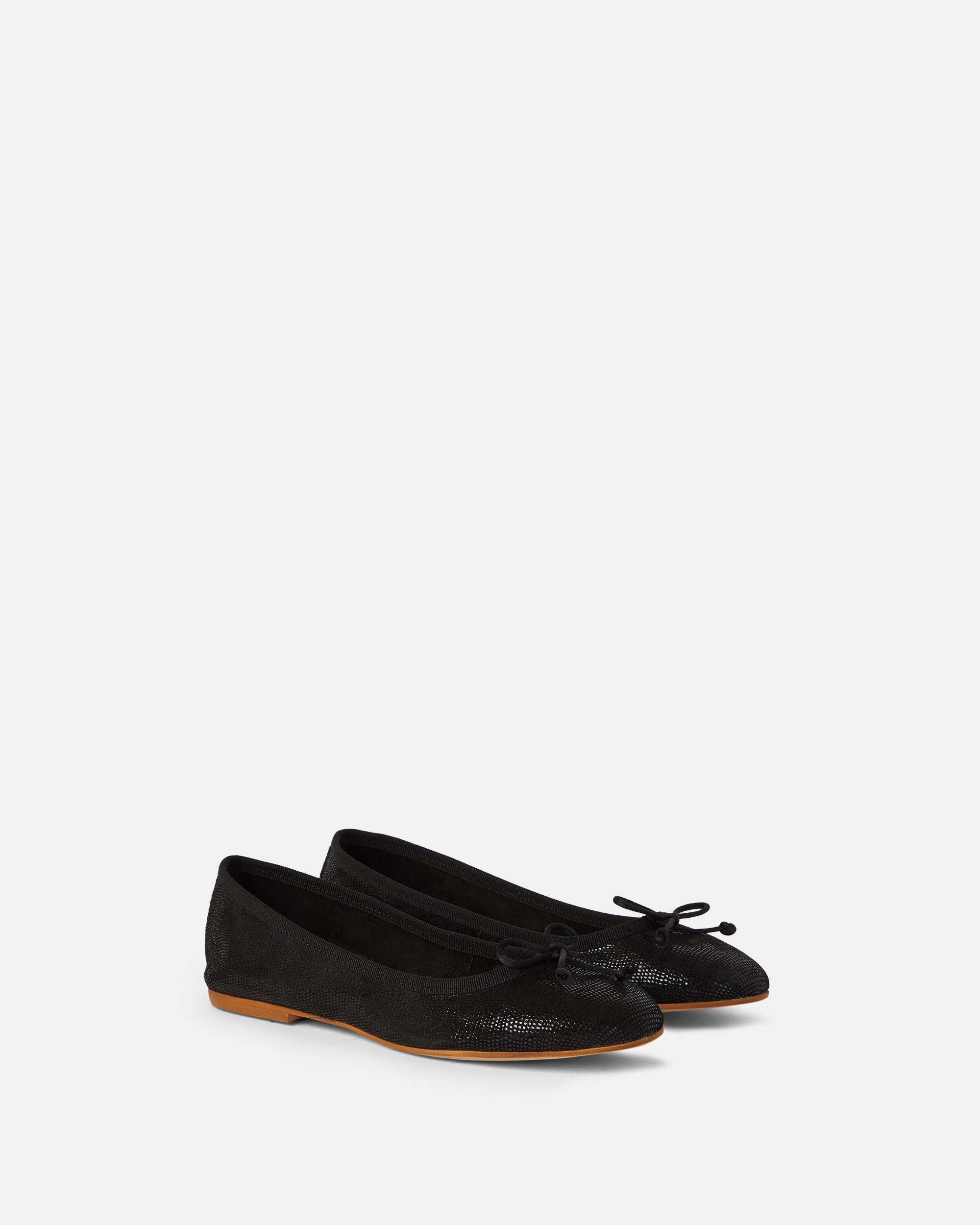 BALLERINES CLARIA/IMP NOIR - minelli.fr - MINELLI