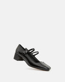 BALLERINES NOIRES CELSA/VER - minelli.fr - MINELLI