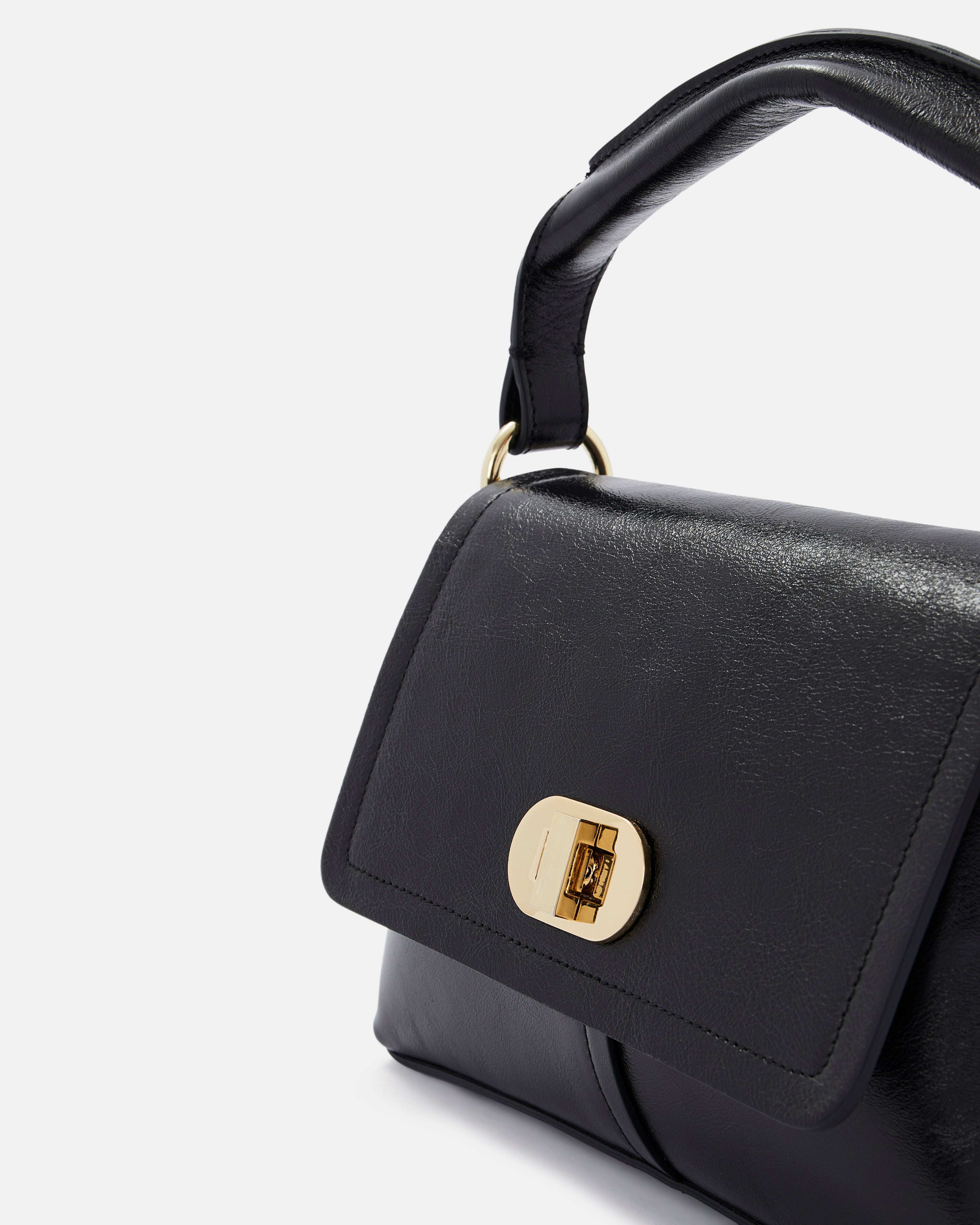 SAC CUIR NOIR GABRIEL - minelli.fr - MINELLI