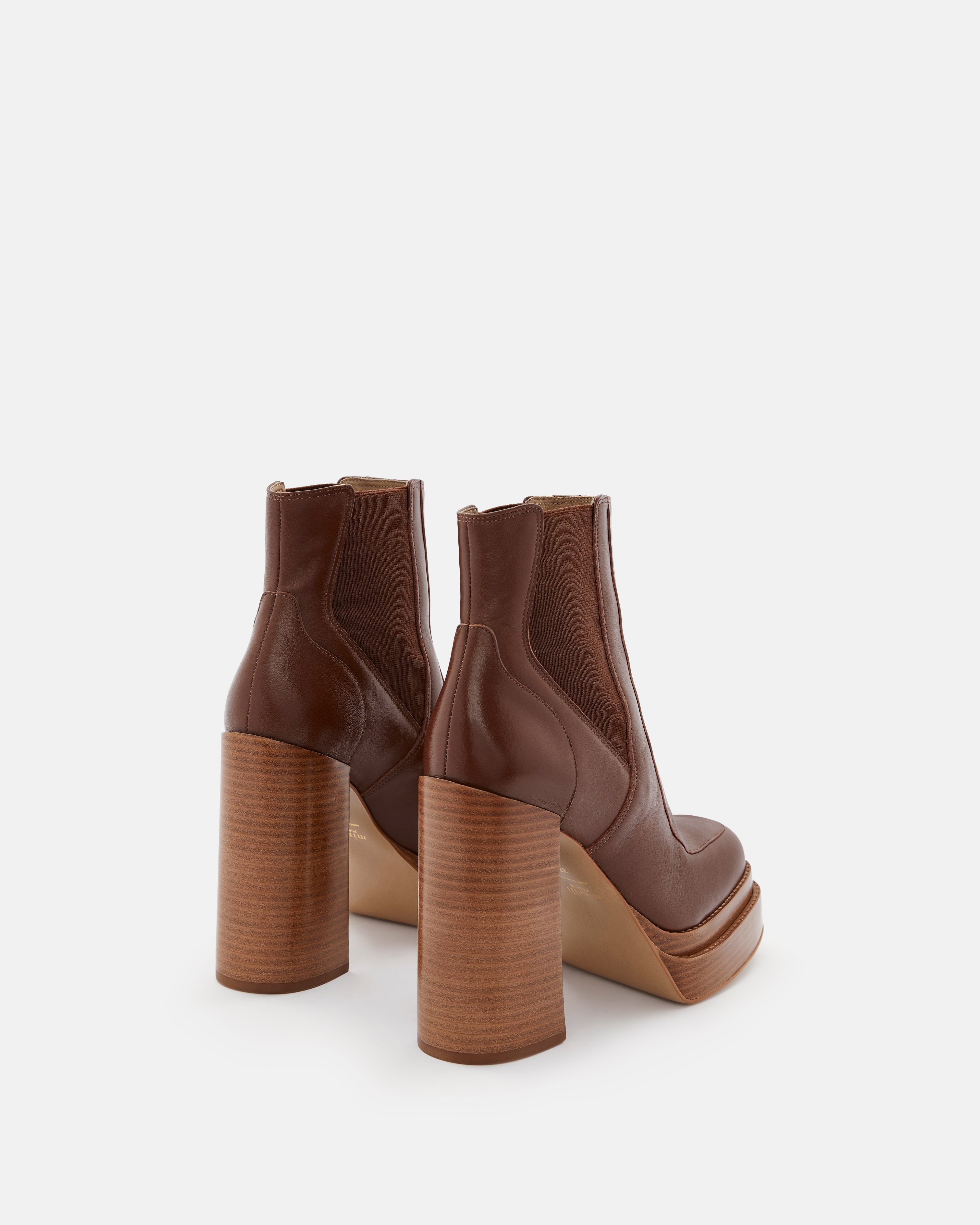 BOTTINES COGNAC KEJIA - minelli.fr - MINELLI