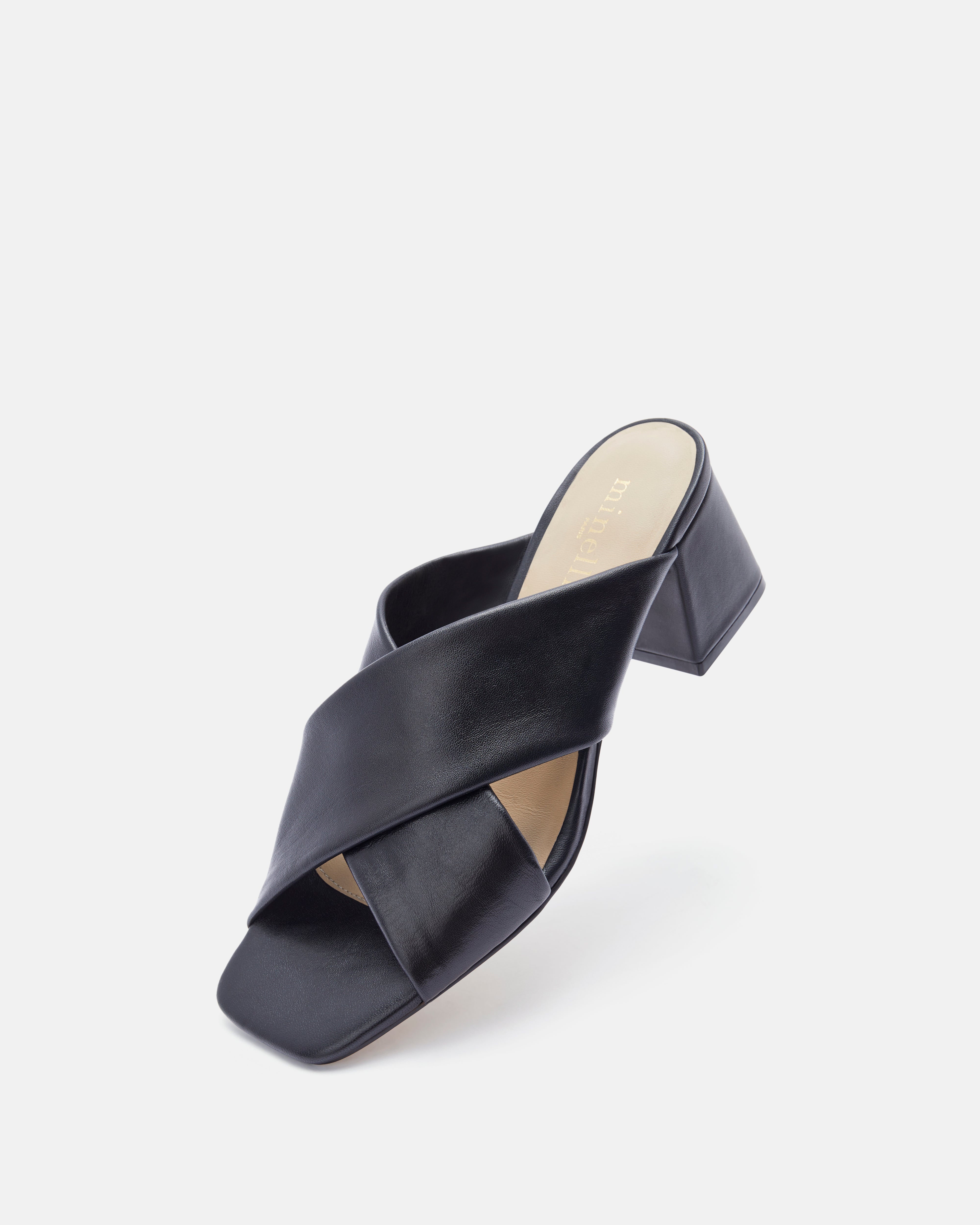 MULES MINAO NOIR - minelli.fr - MINELLI