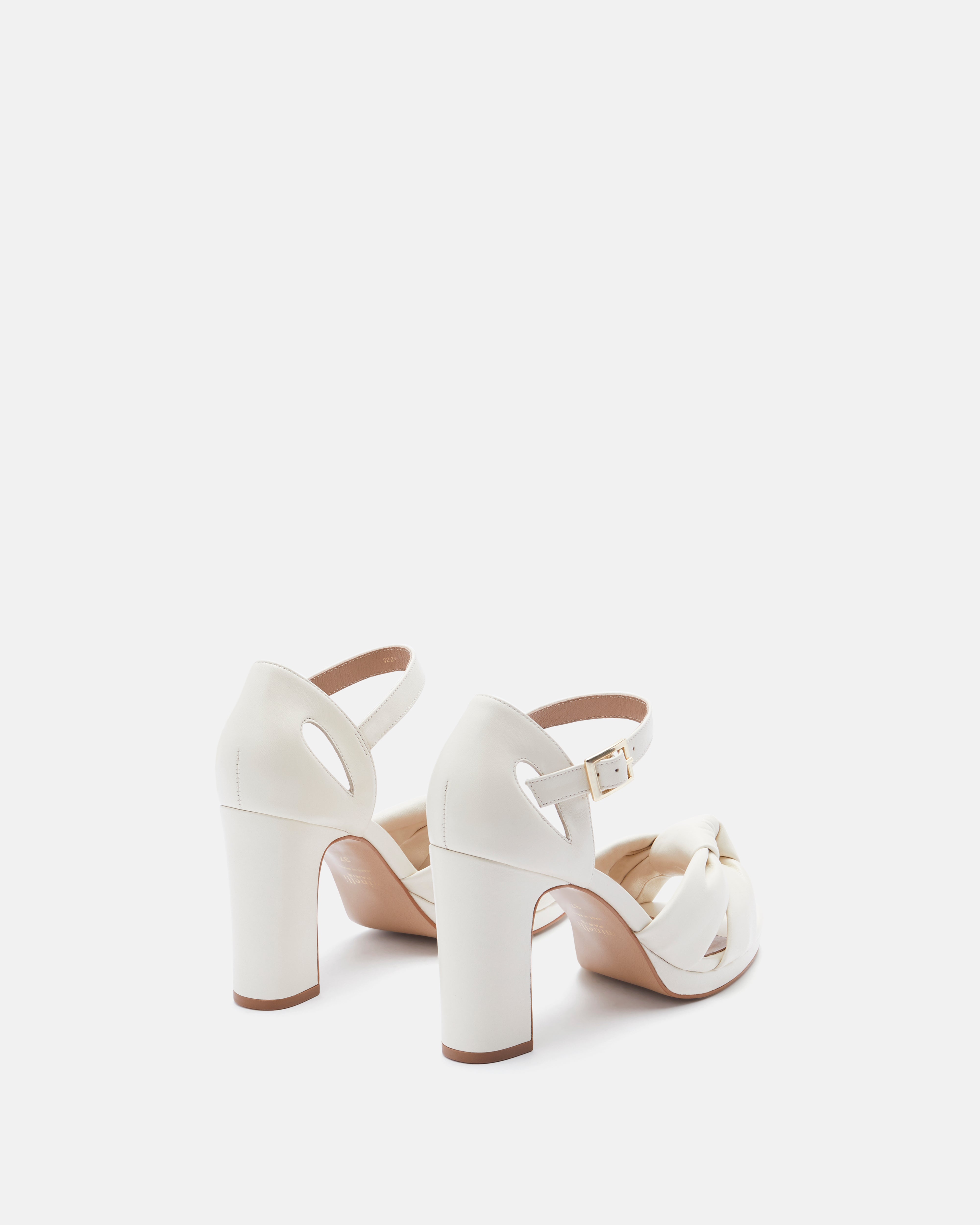 Sandale a talon blanche on sale