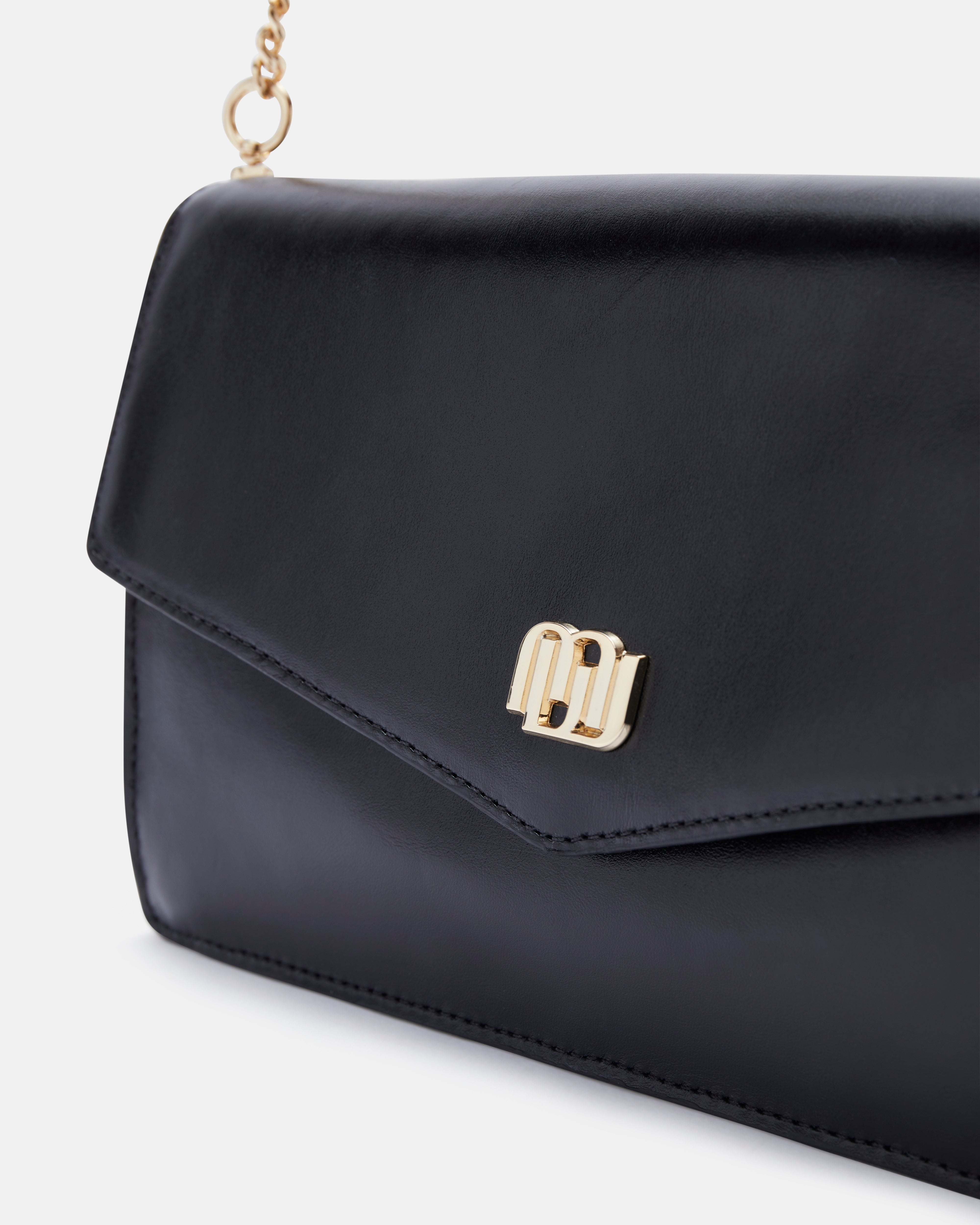 PETIT SAC CUIR KATY NOIR - minelli.fr - MINELLI