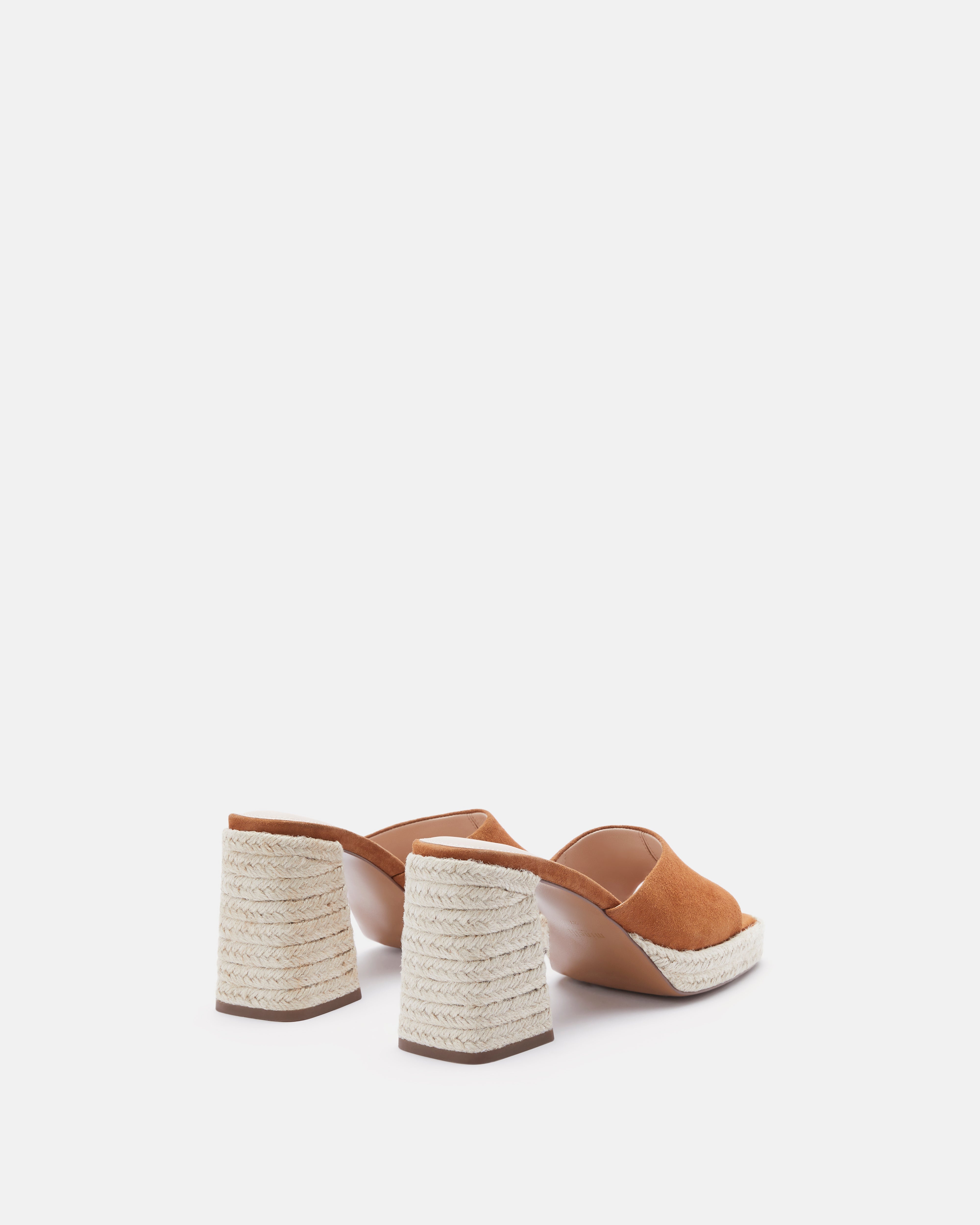 MULES JACIL/VEL COGNAC - minelli.fr - MINELLI