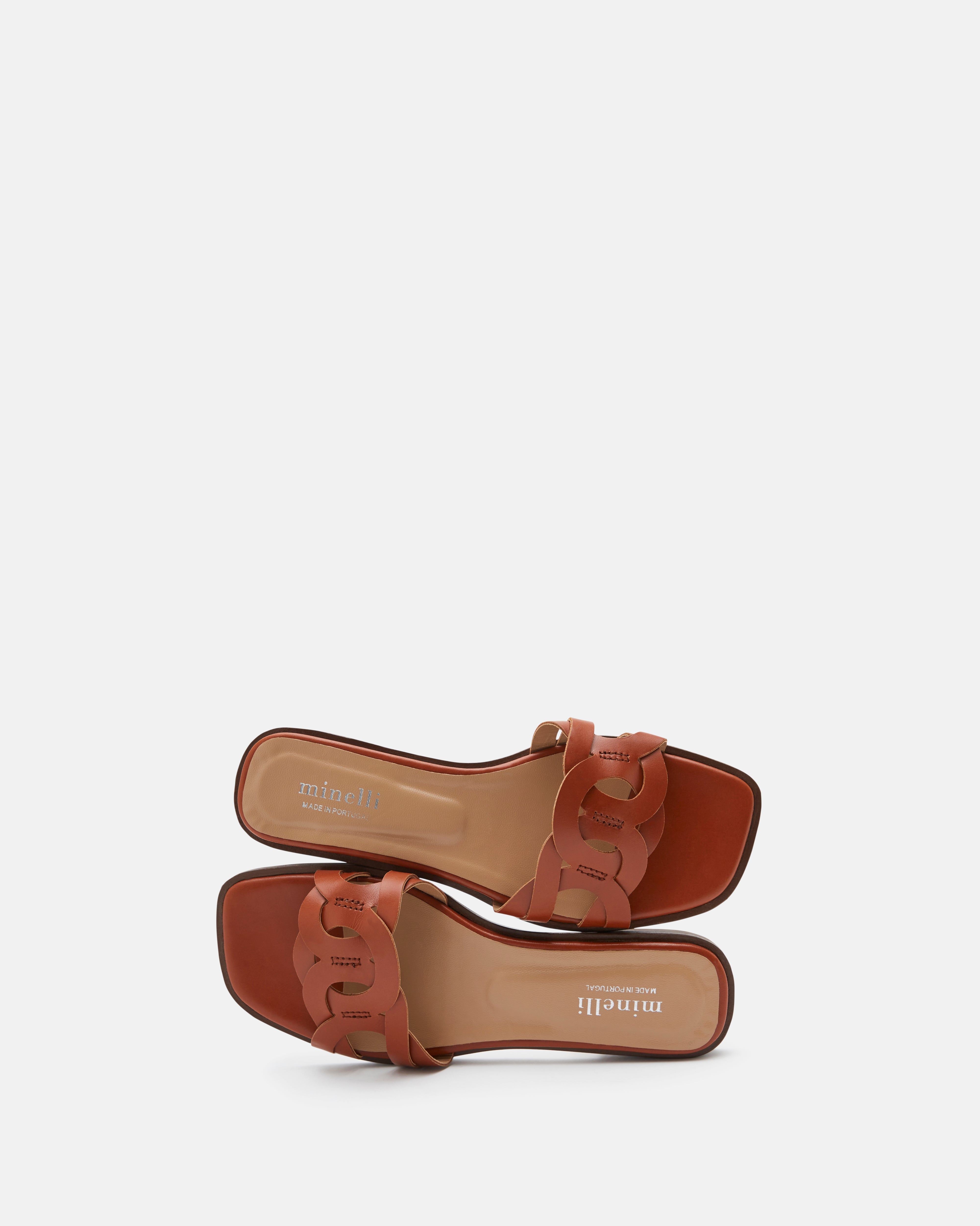 MULES ELIRIA COGNAC - minelli.fr - MINELLI