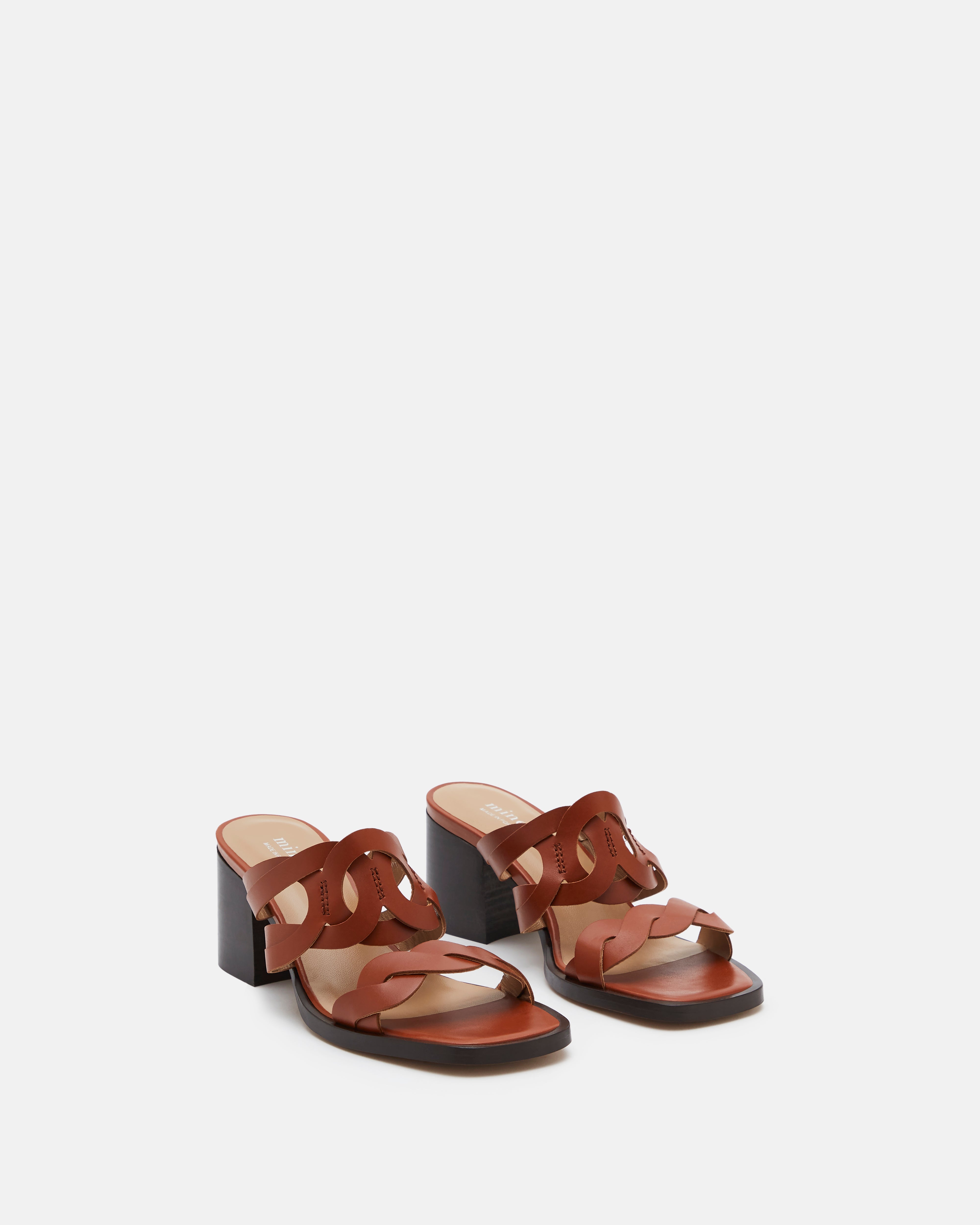 MULES EFFIYA COGNAC SANDALES CASUAL minelli