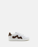 TENNIS CLELIA/PONY BLANC LEOPARD