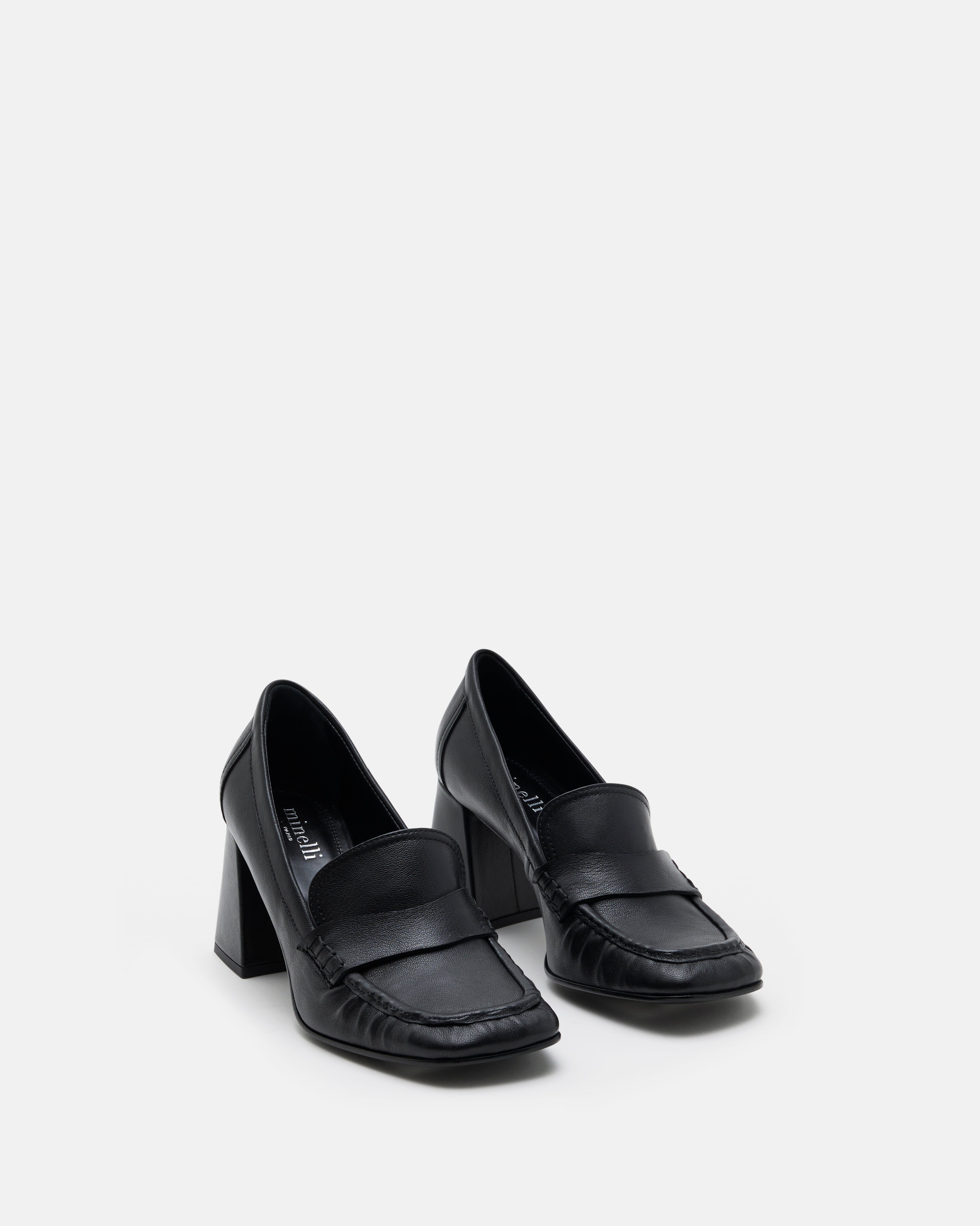 MOCASSINS TALON HAUT NARCISSE NOIR