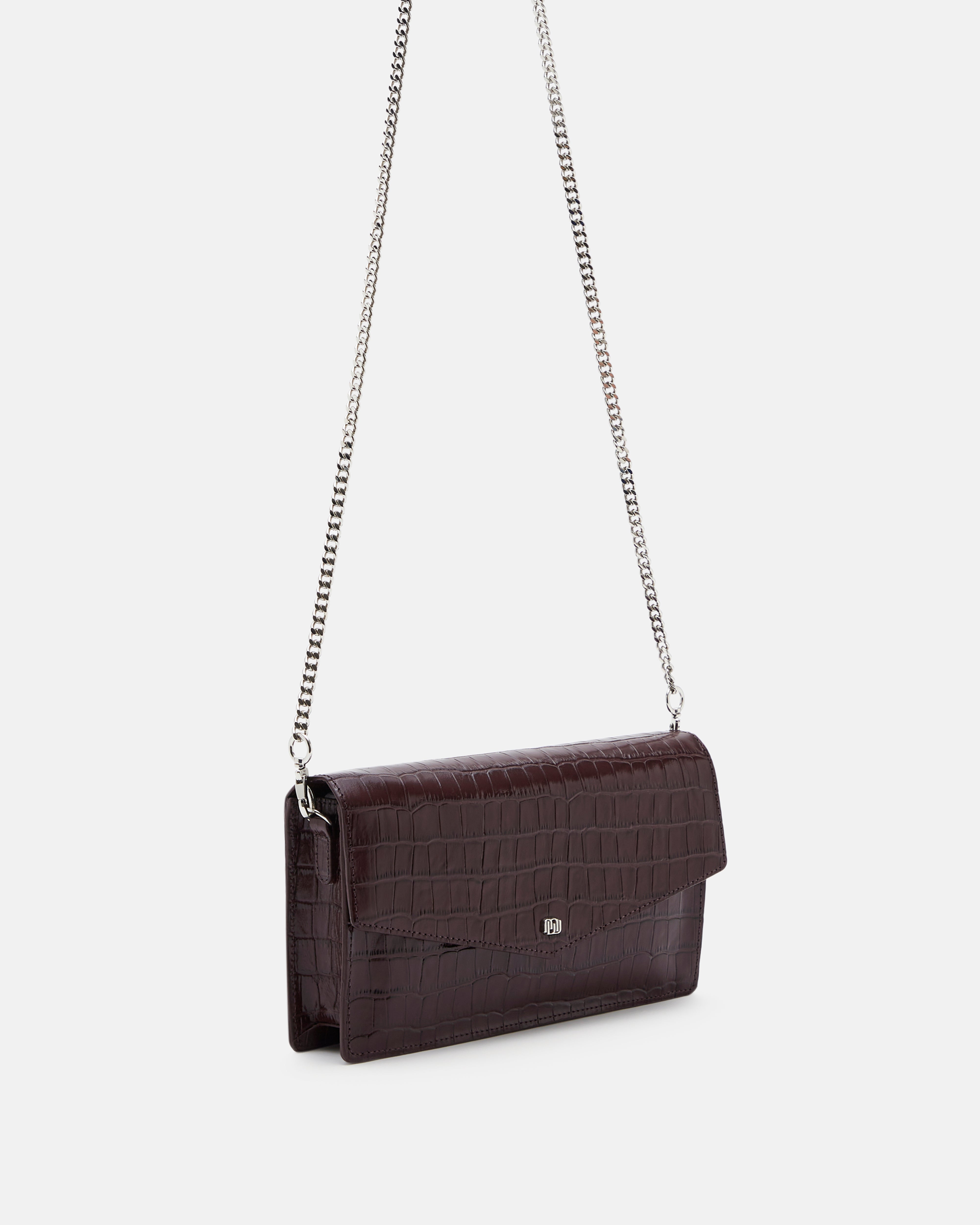 SAC PETIT VOLUME KATY/CROC POURPRE